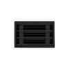 BUILDMART - 10x6 Modern AC Vent Cover - Decorative Black