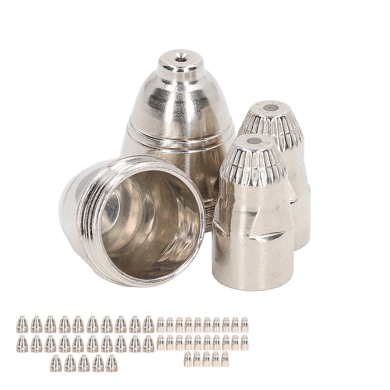 50PCS Plasma Cutting Torch Consumable Kit Copper Strong Penetration Plasma