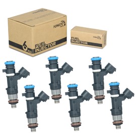 Yongtoparts Fuel Injectors Compatible with Nissan Altima 2004-2006, Quest 2004-2009, Murano 2003-2004, Maxima 2004-2008 V6 3.5L 6PCS Replaces OE 0280158005 FJ469 16600-7Y000