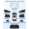 Canvcle Sunshades for Lexus NX 2022-2025 2026 Accessories Windshield Sun