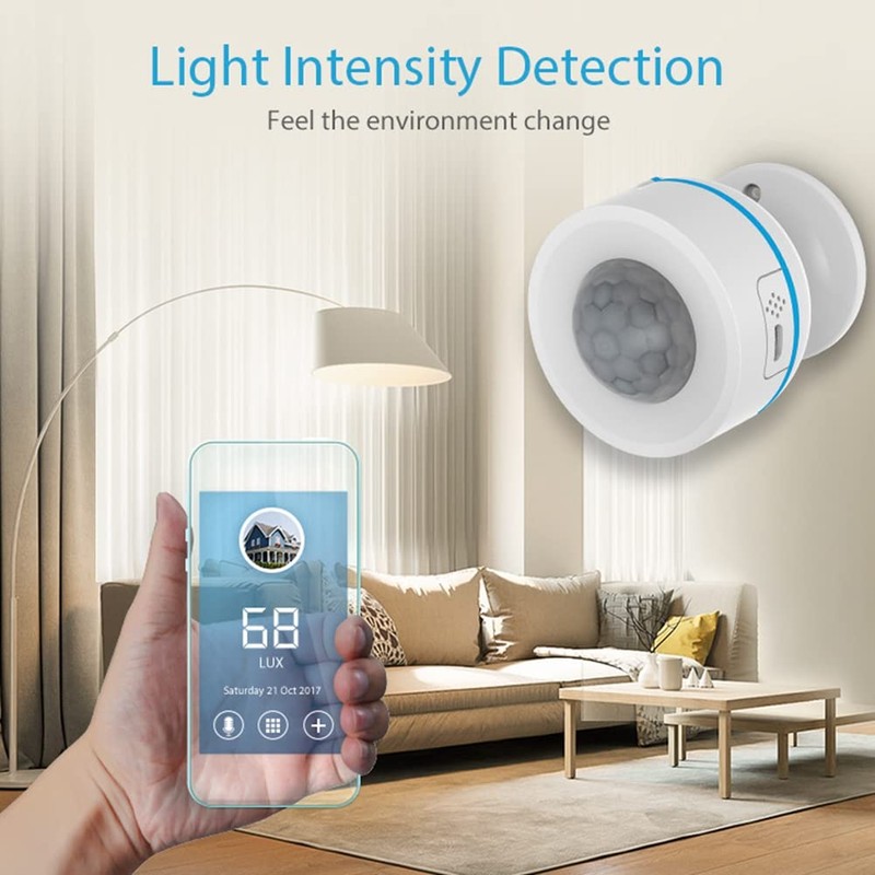 Dpaaoyer Z Wave Plus 700Series PIR Motion Detector with Temperature