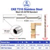 CKE 60 Pack Cable Railing Kit - Hand Swage Threaded