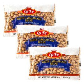 La Fe Frijol Cargamanto Blanco 16oz - 3 Pack - Columbian White Beans