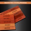 CBRIGHT 10pcs Sharpening Stone Set-10 Grit Assorted Sizes Whetstone Sharpener
