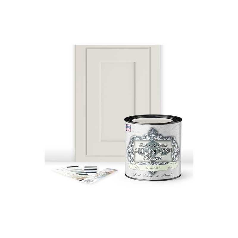 ALL-IN-ONE Paint, Almond (off white with tan undertone), Quart -