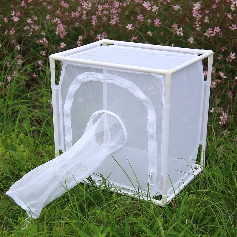 RESTCLOUD Monarch Butterfly Habitat Cage, Outdoor Insect Mesh Cage Terrarium