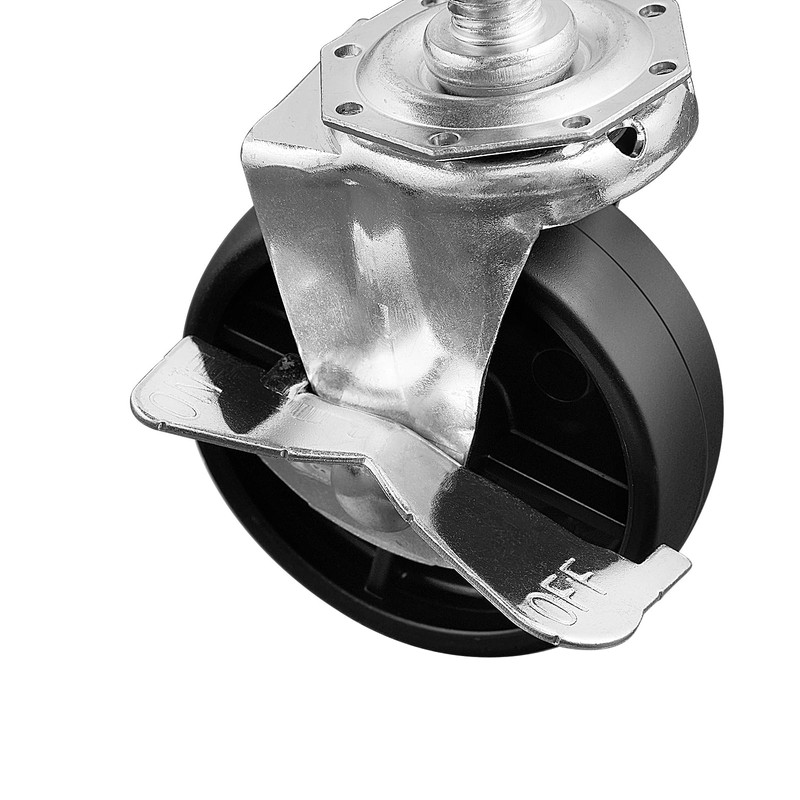 3” Locking Caster 1/2" Threaded Caster Socket Replacement for Charbroil