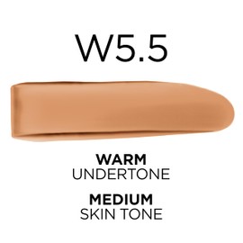 L'Oreal Paris True Match Super-Blendable Foundation, Medium Coverage Liquid Foundation Makeup, W5.5, Medium, 1 Fl Oz