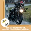 LEIBOCHAO Motorcycle LED Number Plate Light, 3 SMD LED Chip