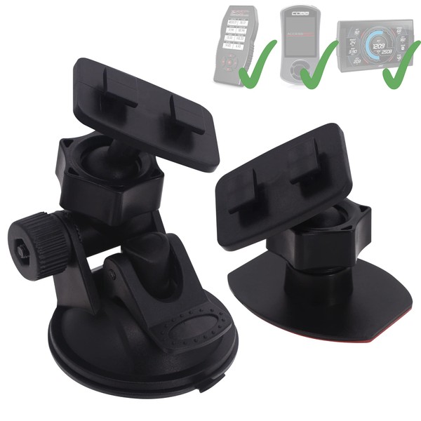 iSaddle Windshield Suction SCT X4 SF4 Mount Holder & Adhesive Dashboard Cobb AccessPORT V3 Mount Holder for Bama SCT X3 Edge Products Insight CT CTS CTS2 CTS3 CTS2 CTS3 Mustang WRX Tuner Programmer