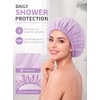Aquior Gorros Ducha Reutilizables Mujer Gorro Impermeable Varias Capas Talla