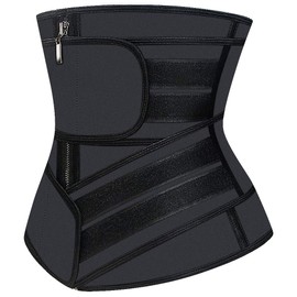 ASHLONE Women Waist Trainer Latex Corset Sweat Workout Cincher Girdle Tunmmy Control Belly Belt