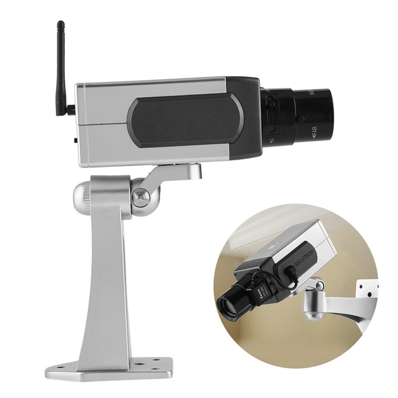 Bullet Dummy Fake Surveillance Security Camera Auto Movement Dummy Camera