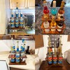 SHILFID Coffee Syrup Organizer Rack,2-Tier Coffee Syrup Stand Holder for