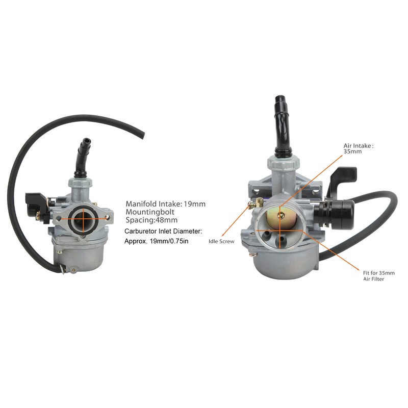 ATV Carburetor with Air Filter Replacement for TaoTao 49CC 50CC