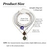 Evil Eye Necklace Boho Layered Necklace for Women Pendant Beaded