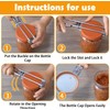 2-Pack Adjustable Stainless Steel Jar Opener, Multifunctional Jar Opener for