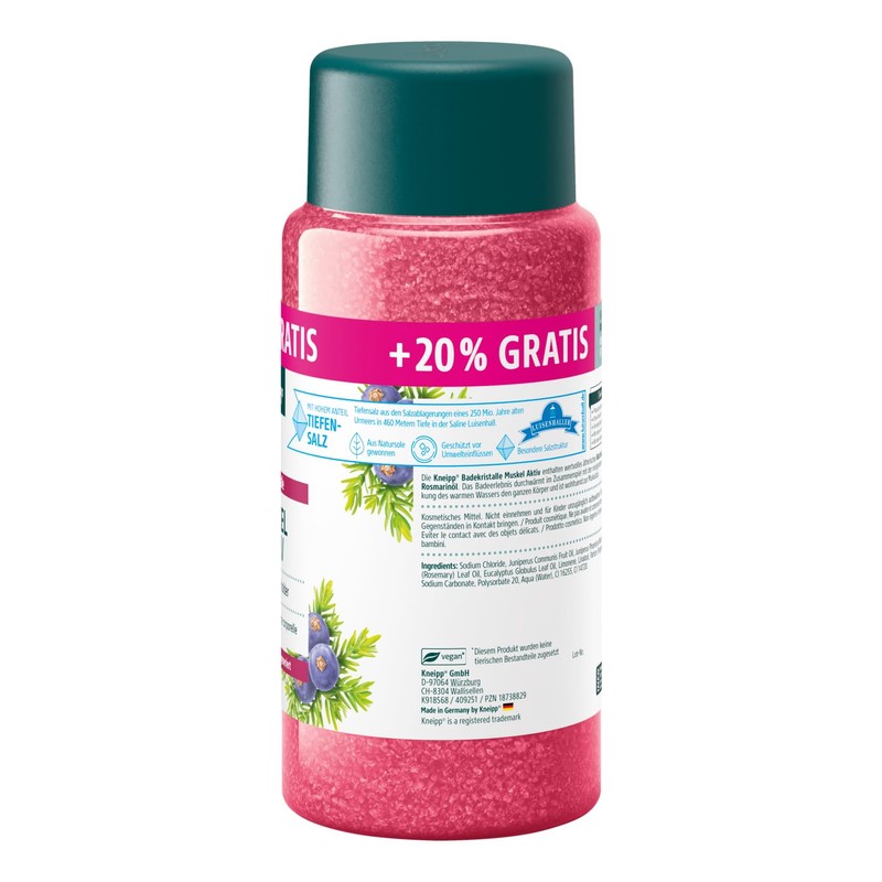 Kneipp Bath Crystals Muscle Active – Special Size – 720