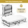 Costway Twin Size Folding Bed 38" x 75" Rollaway Guest