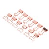 30 Pcs Binder Clips Powerful Clamping Force Deer Bone Shapes