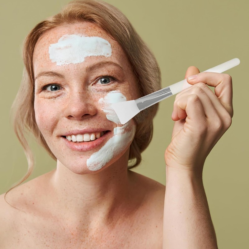 Kit de 4 Pinceles y Espátulas de Silicona para Mascarillas