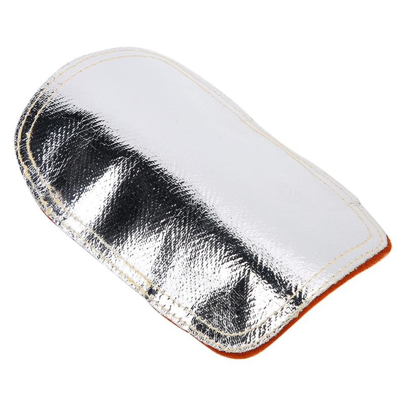 Welding Hand Pad, HighTemperature Resistant Hand Heat Shield Cowhide Leather