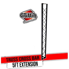Griffin Triangle Truss Segment Extension by GRIFFIN | 5Ft Extra Trussing Section for DJ