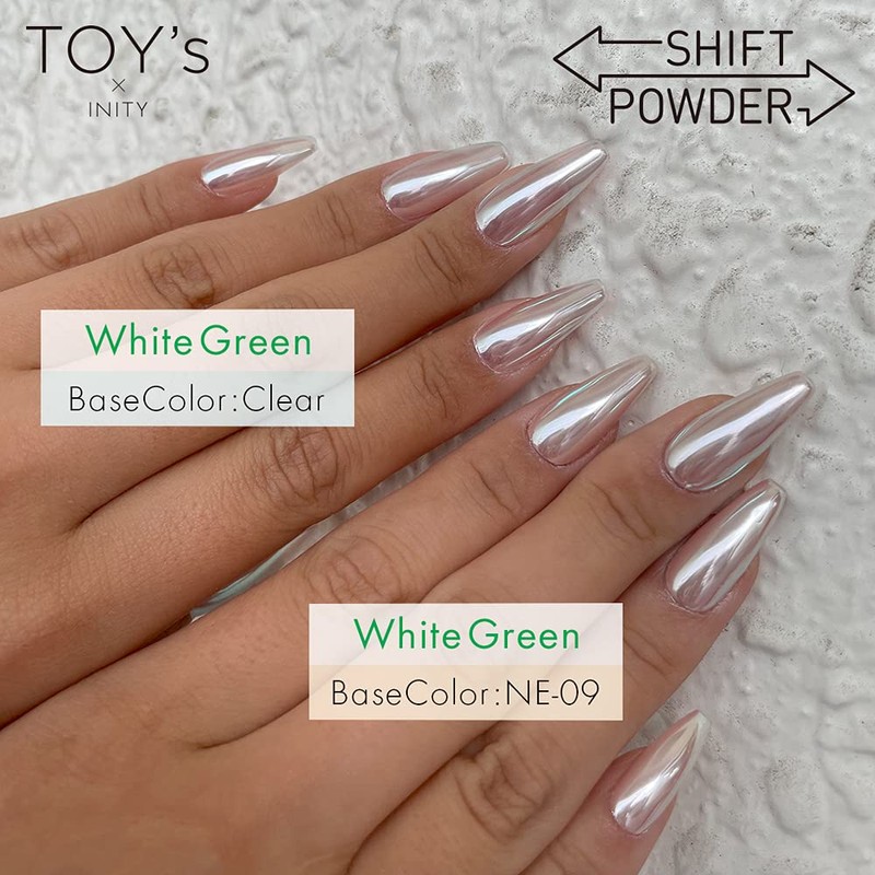 TOY's x INITY T-SH01 Shift Powder, White Green, 0.02 oz