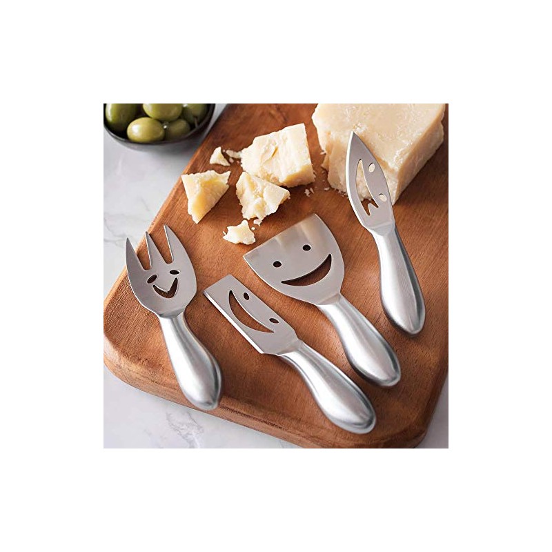 Smiley Face Cheese Knife Set of 4#75-198