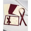 VATIN 22mm Double Faced Polyester Satin Ribbon Wine - 23