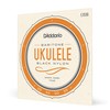 D'Addario Baritone Ukulele Strings, Black Nylon, EJ53B, 4-String Set, Pack