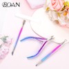 BQAN Cuticle Remover Set with Cuticle Cutter and Cuticle Pusher,