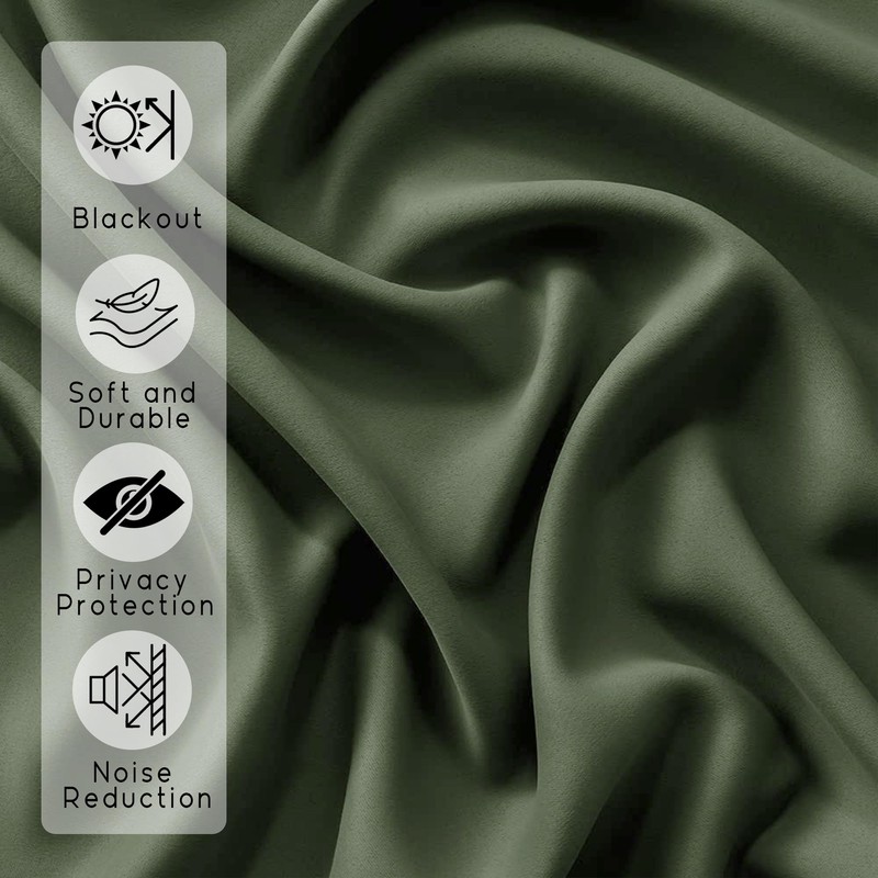 PANELSBURG Short Curtains 30 Inches Long for Small Window Set