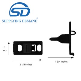 Supplying Demand WH01X10255 Front Load Clothes Washer Door Plunger Strike Latch Replacement