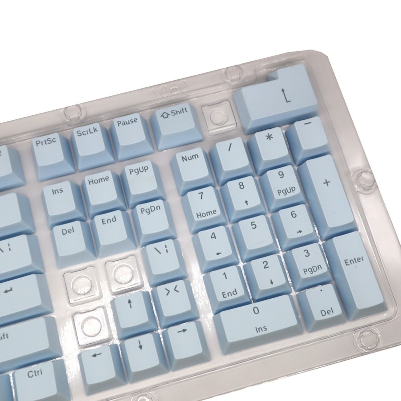 PBT Keycaps Ergonomic Design Oil Resistant Colorful 108 Key Video