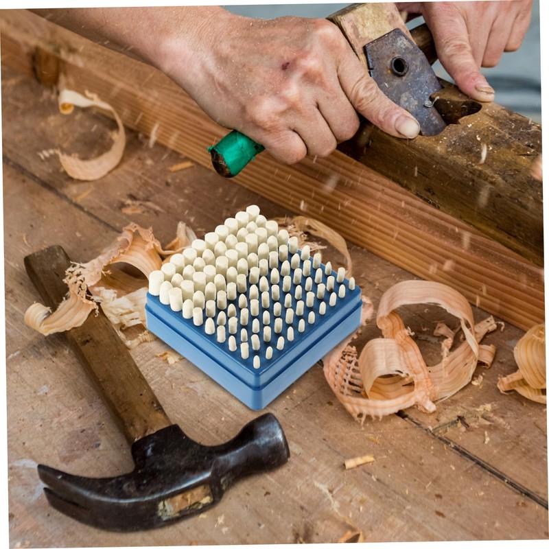 Mobestech 100pcs Wool Felt Polishing Bits Versatile Grinding and Buffing
