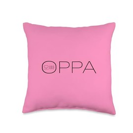 Korea T-shirts, Hoodies, Gifts I Star Park Trends For my Dearest Oppa, Friend, Brother, Kpop, K Drama, Romance Throw Pillow, 16x16, Multicolor