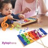 VGEBY 17pcs Juego Instrumentos Musicales de Percusión para Niños Juguetes