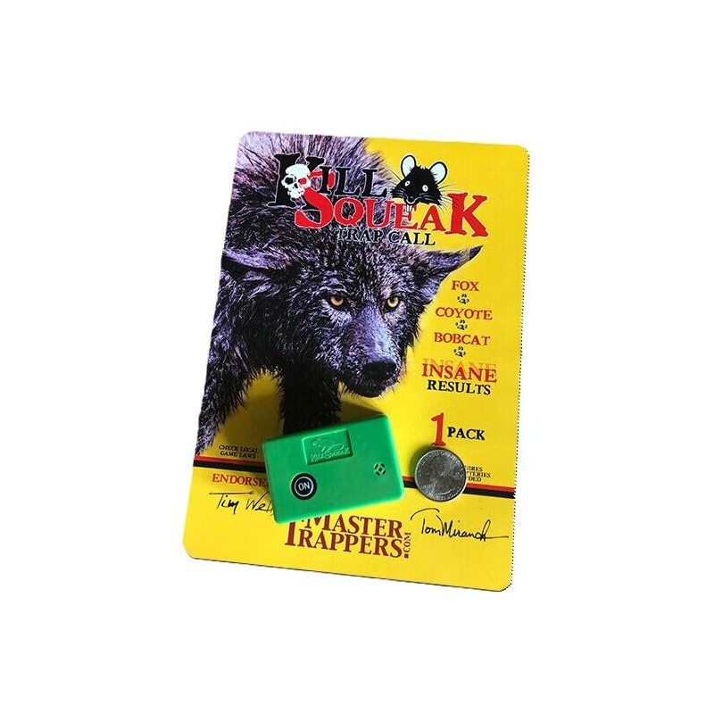 Kill Squeak Trap Call Trapping Supplies - Master Trappers Tom