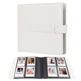 Ruibytree Álbum de Libros de 256 Bolsillos para cámara Polaroid GO Everything Box y película instantánea, álbum de películas Polaroid Go (Blanco)