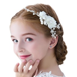 [MajuMaju] Hair Accessory Piano Recital Headdress Girls Children Handmade Handmade Arrangement Hair Ornament (E) (PHC25)