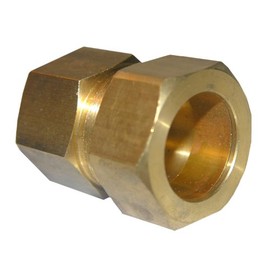 LASCO 17-6671 7/8-Inch Compression by 3/4-Inch Female Pipe Thread Brass Adapter