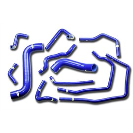 TANIMEN FOR SUBARU IMPREZA WRX/STi GDA/GDB EJ207 SILICONE RADIATOR HOSE KIT 2000-2007 BLUE TT1803DBL