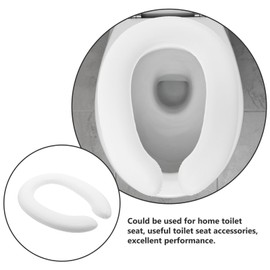 AOKWAWALIY Toilet Cushion Toilet Seat for Children Baby Toilet Seat Cover Toilet Seat Covers Toilet Seat for Toddlers Seat Cushions for Toddlers PU Accessories White