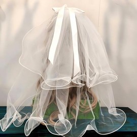 Self-wedding double veil props wedding decoration wedding coronet accessories photography supplies event party items cash on delivery or payment upon order / 셀프웨딩 더블 면사포 소품 결혼식 장식 웨딩 화관 액세서리 촬영 용품 행사 파티 아이템 착불 또는 주문시 결제