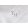 Pack of 6 cloth napkins with monograms high quality embroidery;