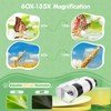 Pocket Microscope for Kids and Adults - 135x Mini Microscope,