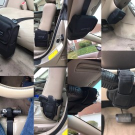 Wholesale Holsters Universal Vehicle Mount Car Truck gun Magnet Holster Conceal Ambidextrous 4 in 1 - Small Strap ONLY