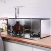 MMUK 4 Sided Splatter Guard for Frying Stove Top Stainless