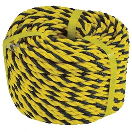 TRUSCO Tiger Rope, 3-strand, 24.6 x 98.4 ft (7.5 x 30 m) TTR-7.5-30